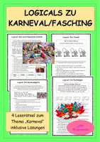Vorschau - Stundenentwürfe - Materialpaket Fasching & Karneval - Seite 1