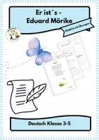 Vorschau - Arbeitsblätter - Er ist´s - Gedicht mit passenden Übungen - Deckblatt
