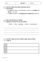Vorschau - Arbeitsblätter - Er ist´s - Gedicht mit passenden Übungen - Seite 2
