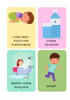 Vorschau - Fördermaterial/Inklusion - Sofortmaßnahmen bei Wut und Stress-
Poster und 24 Karten für den Sitzkreis - Seite 3