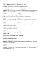 Vorschau - Stundenentwürfe - Potenzialtest Gymnasium Klasse 4 – Version 11 - Seite 1
