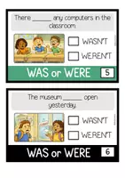 Vista previa - Unidades / Secuencias / Situaciones de Aprendizaje - Was / Were (Visual Cards Game) - página 3