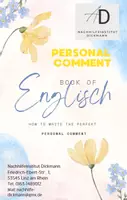 Vorschau - Stundenentwürfe - Comments auf Englisch verfassen - Deckblatt