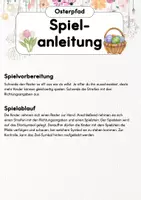 Vorschau - Spiele - Osterpfad | Osterspiel | Spiel für Ostern - Seite 1
