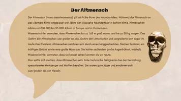 Vorschau - Stundenentwürfe - Vom Vormenschen zum Jetztmenschen - Entwicklung des Menschen - Lerntexte & Tabelle (Geschichte, Klasse 5/6) - Seite 3