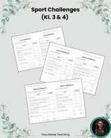 Vorschau - Arbeitsblätter - Sport-Quest-Challenge für Klasse 3 & 4 - Deckblatt