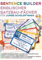 Vorschau - Fördermaterial/Inklusion - Sentence Builder - Satzbau-Fächer für den Englischunterricht - Deckblatt
