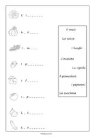 anteprima - Esercizi - "La verdura" attività lessicale - Pagina 2