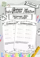 Vorschau - Arbeitsblätter - Übungen zur Schriftlichen Addition - ZR 1000+ - Deckblatt