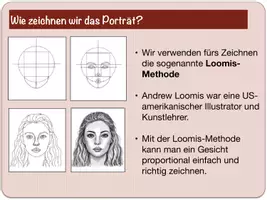 Vorschau - Stundenentwürfe - Realistisches Porträt zeichnen - Loomis-Methode (PDF) - Seite 3