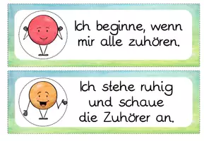 Vorschau - Arbeitsblätter - Gedichtvortrag - Kriterien, Tipps und Bewertungsraster - Seite 1