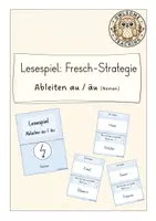 Vorschau - Spiele - Lesespiel: Fresch-Strategie Ableiten au / äu (Kl. 2/3) - Deckblatt