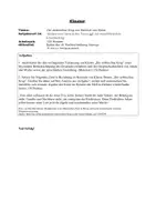 Vorschau - Klassenarbeiten - Klausur und EWH Der zerbrochne Krug Textszenenanylse - Deckblatt