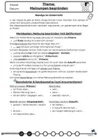 Vorschau - Stundenentwürfe - Zeitformen im Kontext – Meinungen begründen: - Seite 1