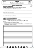 Vorschau - Stundenentwürfe - Zeitformen im Kontext – Meinungen begründen: - Seite 3