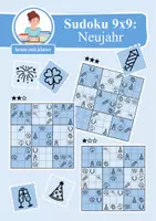 Vorschau - Arbeitsblätter - Sudoku 9x9: Neujahr & Silvester - Logisches Denken fördern! - Deckblatt