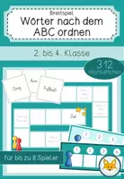 Vorschau - Stationenlernen - Lernspiel - Wörter nach dem ABC ordnen - Deckblatt
