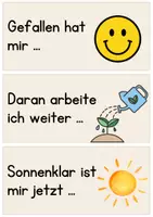 Vorschau - Fördermaterial/Inklusion - Rituale & Reflexion im Klassenzimmer - Reflexionskarten am Stundenende für die Grundschule (fächer- und klassenübergreifend) - Seite 2