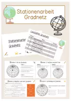 Vorschau - Stundenentwürfe - Materialpaket Gradnetz der Erde - Seite 1