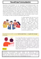 Vorschau - Arbeitsblätter - Gewaltfreie Kommunikation: Gefühle, Bedürfnisse & Konfliktlösung - Seite 1