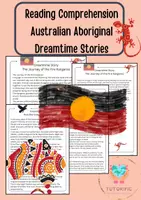 Vorschau - Arbeitsblätter - Australian Aborginal Dreamtime Stories - Deckblatt