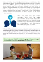 Vorschau - Arbeitsblätter - Aufbau einer Argumentation: Überzeugung, These & Argumente - Seite 3