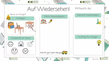 Vorschau - Präsentationen/Tafelbilder - Tagesabschlussfolie Grundschule (Kl. 1-4) - Seite 3
