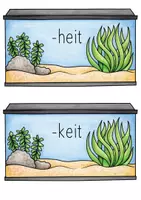 Vorschau - Spiele - Nomen mit der Endung -heit und -keit Sortierspiel - Seite 2