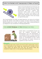 Vorschau - Arbeitsblätter - Grundbegriffe der Mechanik: Kraft, Masse, Gewicht - Seite 2