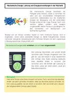 Vorschau - Arbeitsblätter - Arbeit, Leistung und Energie: Mechanik Physik - Seite 2