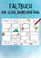 Vorschau - Arbeitsblätter - Erste Schulwoche - Faltbuch Schuljahresanfang für mehr Selbstbewusstsein - Klassenübergreifend und fächerübergreifend - Deckblatt