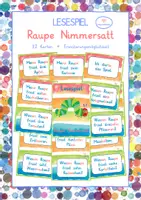Vorschau - Spiele - Raupe Nimmersatt Lesespiel Silben - Deckblatt