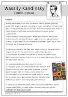 Vorschau - Arbeitsblätter - Karneval Kunstprojekt Kandinsky Clowns Karneval & Fasching - Seite 1