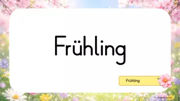 Vorschau - Präsentationen/Tafelbilder - Blitzlesen Frühling – Frühlingswörter | Leseflüssigkeit trainieren Klasse 2/3 - Seite 3