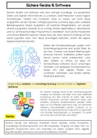 Vorschau - Arbeitsblätter - Sichere Geräte: Software & Cybersecurity - Seite 1