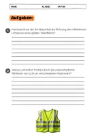 Vorschau - Arbeitsblätter - Reflexion von Licht: Optik, Spiegel & Reflexionsgesetz - Seite 3