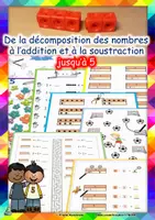 Aperçu - Feuilles d'exercices - De la décomposition des nombres à l’addition et à la soustraction jusqu’à 5 - Page de couverture