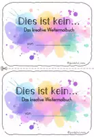 Vorschau - Mal- und Bastelvorlagen - Das kreative Weitermalbuch - Seite 1
