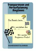 Vorschau - Stundenentwürfe - Materialpaket Komplette Unterrichtsreihe Ringtennis - Seite 1