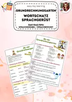 Vorschau - Unterrichtsreihen - Materialpaket Grundrechnungsarten DAF DAZ DFU - Seite 1