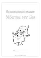 Vorschau - Stationenlernen - Wörter mit QU - Rechtschreibtraining - schwierige Buchstabenverbindungen - Material ab Klasse 2 - Seite 2