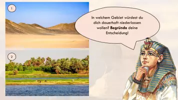 Vorschau - Stundenentwürfe - Freebie: Einstieg Hochkultur Ägypten - Lage der Hochkultur (Geschichte, Klasse 5/6) - Seite 3