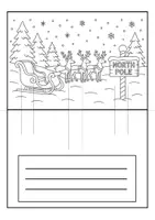 Vorschau - Mal- und Bastelvorlagen - Pop up Karte Weihnachten - 3D Weihnachtskarte - Seite 3