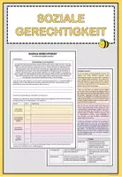 Vorschau - Arbeitsblätter - Ist soziale Gerechtigkeit messbar? Verteilungsspiel - Deckblatt