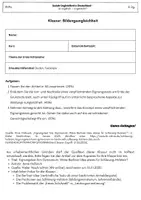 Vorschau - Klassenarbeiten - Klausur Bildungsungleichheit WiPo E-Jahrgang (inkl. EWH) - Seite 1