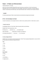 Vorschau - Arbeitsblätter - Fabeln Klasse 6/7 Deutsch - Seite 1