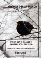 anteprima - Esercizi - I GIORNI DELLA MERLA 🐦⬛COMPRENSIONE DEL TESTO - Pagina di copertina
