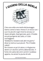 anteprima - Esercizi - I GIORNI DELLA MERLA 🐦⬛COMPRENSIONE DEL TESTO - Pagina 1