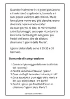 anteprima - Esercizi - I GIORNI DELLA MERLA 🐦⬛COMPRENSIONE DEL TESTO - Pagina 2