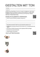 Vorschau - Arbeitsblätter - Materialpaket: Ton modellieren und glasieren (Basics) - Seite 2